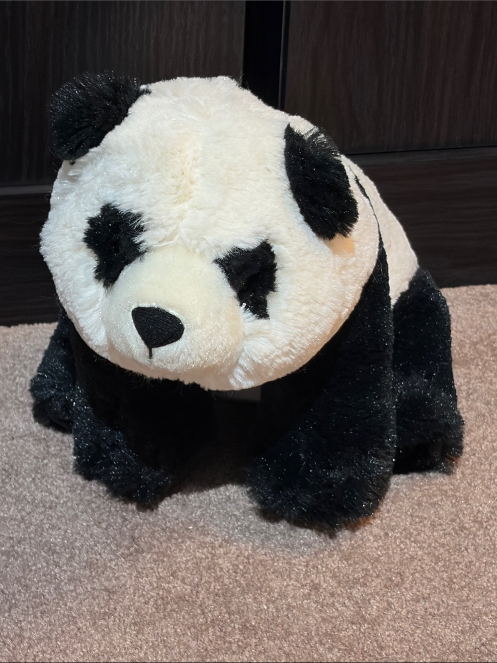 Plush Panda Stuffed Animal - Black and White Kids Toy